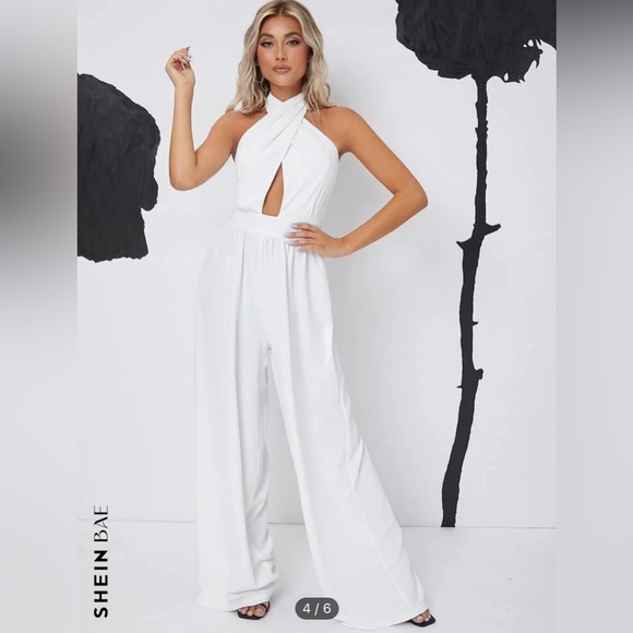 White Jumpsuit - Size M (US6) - Picture 2 of 4